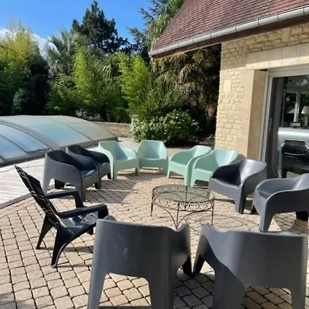 La Tourelle Avec Piscine Chauffee - 5 Mn De La Et Cabourg