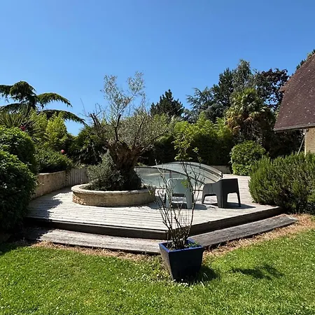 La Tourelle Avec Piscine Chauffee - 5 Mn De La Et Cabourg 펜션 *