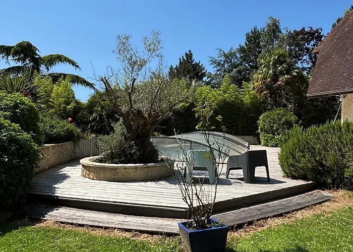 La Tourelle Avec Piscine Chauffée - 5 Mn De La Et Cabourg Casa vacanze *